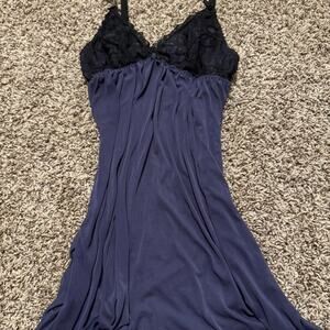 Navy blue lace dress